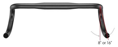 Satori Stuur x-race aero ø31.8mm / b=420mm - mat zwart Satori Stuur x-race aero ø31.8mm / b=420mm - mat zwart