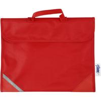 Schooltas, D: 9 cm, afm 36x29 cm, rood, 1 stuk - thumbnail