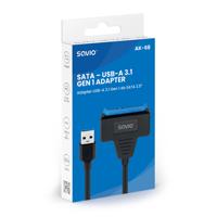 SAVIO AK-68 Adapter USB-A 3.1 Gen 1 (M) - SATA (F) voor 2,5" schijven - thumbnail