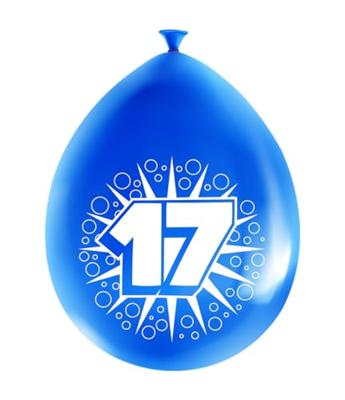 Paperdreams happy party ballon - 17 jaar