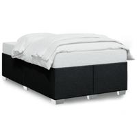 Bedframe zonder matras stof zwart 140x190 cm - thumbnail
