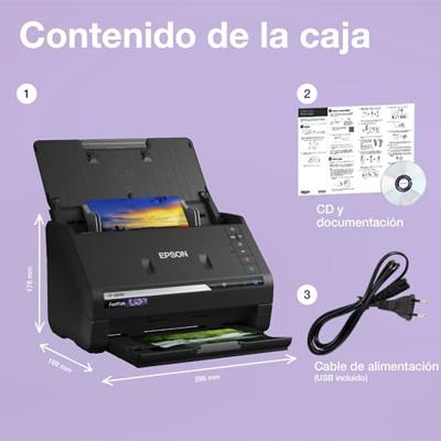 Epson FastFoto FF680W Scanner Zwart - thumbnail
