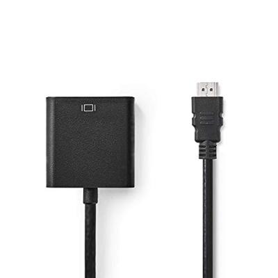 Nedis CCGB34900WT02 Hdmi- Vga-kabel Hdmi-connector - Vga Female 0,2 M Wit