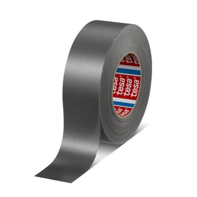 Tesa Weefseltape | zilver-mat | lengte 50 m | breedte 50 mm wiel | 1 stuk - 04688-00031-00 04688-00031-00