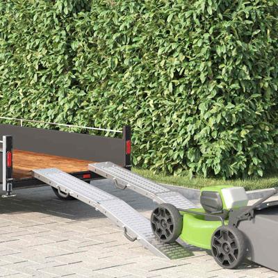 Laad Ramp 2 pcs Zilver 166 x 22,5 x 4,5 cm Gegalvaniseerd staal