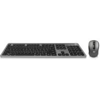 ACT AC5710 Draadloos Toetsenbord + Muis | Set | USB-C/USB-A ontvanger | Qwerty/US layout | Multimedia | Low Profile - Stille Toets | Zwart/Grijs - thumbnail