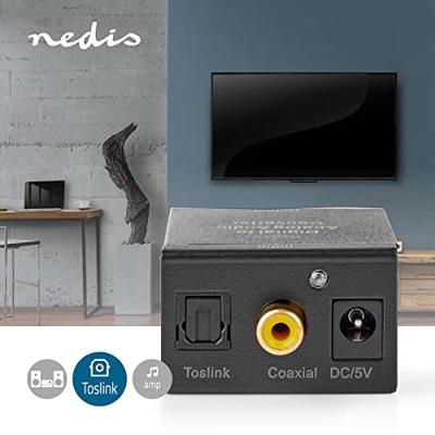 Nedis Digitale Audioconverter | 1-weg | Zwart | 1 stuks - ACON2510BK ACON2510BK - thumbnail