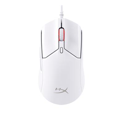 HyperX Pulsefire Haste 2 Gaming-muis Kabelgebonden Optisch Wit 6 Toetsen 26000 dpi Verlicht