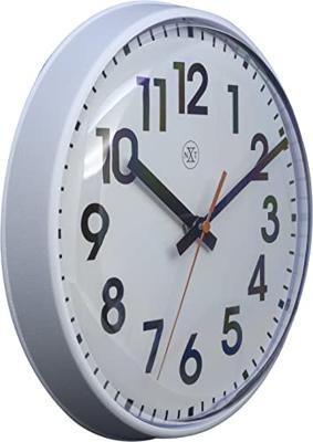 NeXtime NX-7308WI Wandklok NXT Diam. 26cm Kunststof Wit, Witte Wijzerplaat NeXtime NX-7308WI Wandklok NXT Diam. 26cm Kunststof Wit, Witte Wijzerplaat