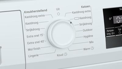 Siemens iQ300 WT43N202NL wasdroger Vrijstaand Voorbelading 7 kg B Wit