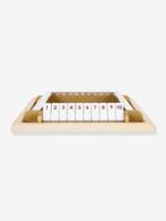 Small Foot shut the box houten dobbelspel gouden editie - thumbnail