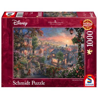 Disney Beauty and the Tramp Puzzel 1000 Stukjes