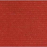 VidaXL Zonnezeil 160 g/m² 3/4x2 m hdpe rood - thumbnail