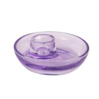 Kaarsenhouder Mila paars 10 cm | 24 stuks - thumbnail