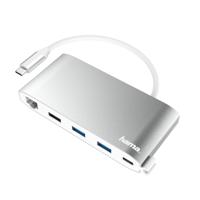Hama USB-C-hub Multiport 8-poorts 3x USB-A 2x USB-C VGA HDMI™ LAN - thumbnail