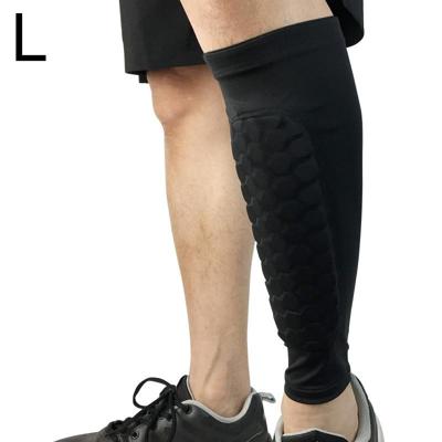 Voetbal anti-botsing leggings outdoor basketbal paardrijden alpinisme enkel beschermen kalf sokken Gear Protector maat: L Voetbal anti-botsing leggings outdoor basketbal paardrijden alpinisme enkel beschermen kalf sokken Gear Protector maat: L