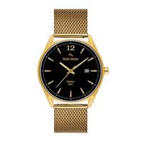 Mats Meier horloge MM01009 zwart/goudkleur - thumbnail