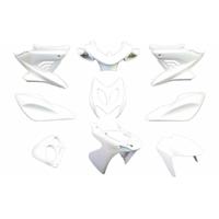 Edge Plaatset 9-delig voor yamaha aerox tot bouwjaar 2014 - mat wit - thumbnail