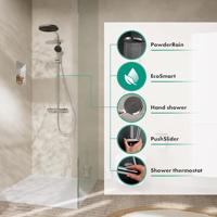 Hansgrohe Pulsify S Puro Showerpipe 260 1jet met thermostaat en handdouche 3jet, chroom - thumbnail