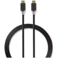 Nedis USB 3.2 Gen 2 10Gbps 100W USB Type-C 1m Antraciet - thumbnail