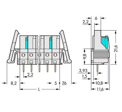 WAGO 722-133/039-000 Female behuizing (board) 722 Totaal aantal polen: 3 Rastermaat: 5 mm Inhoud: 50 stuk(s) WAGO 722-133/039-000 Female behuizing (board) 722 Totaal aantal polen: 3 Rastermaat: 5 mm Inhoud: 50 stuk(s)