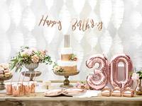 Rose gouden feest bekers 6 stuks - thumbnail