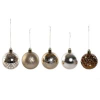 Kerstballen Home ESPRIT Brons Polyethyleen 16 x 16 x 26 cm (25 Onderdelen) - thumbnail