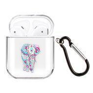 AirPods 1/2 hoesje Painting series - hard case - Olifant - Schokbestendig - thumbnail