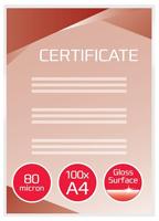 GBC Document lamineerhoes ft A4, 160 micron (2 x 80 micron), pak van 100 stuks - thumbnail