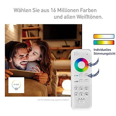 Müller-Licht tint LED-lamp (los) Energielabel: G (A - G) E27 9.5 W RGBW