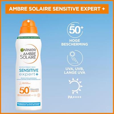 Ambre Solaire Sensitive spray dry mist SPF50+ 150 Milliliter