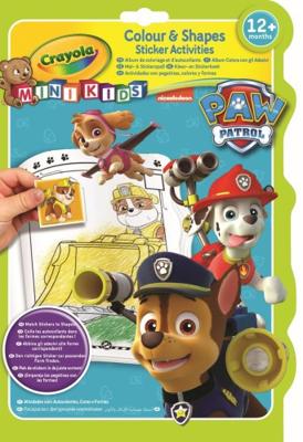 Crayola mini kleuren stickerboek paw patrol
