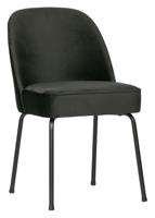 WOOOD Eetkamerstoel 'Vogue' Velvet, kleur Zwart - thumbnail