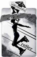 DREAMEE Dekbedovertrek Roller Skater - 140 x 200 cm - Katoen - 70 x 90 cm - thumbnail