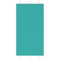 Pliss rolgordijn 110x200cm stofbreedte 109,4cm petrol groen - thumbnail