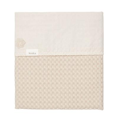 Koeka Antwerp baby ledikantdeken 100x150 cm sand/pebble Koeka Antwerp baby ledikantdeken 100x150 cm sand/pebble