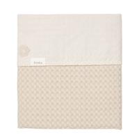 Koeka Antwerp baby ledikantdeken 100x150 cm sand/pebble - thumbnail