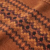 Kindertrui gebreid 116 cognackleurig - thumbnail