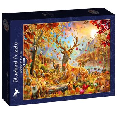 Animals In the Fall Puzzel 1000 Stukjes