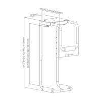 Schermtafel Support Aisens MPC08-337 - thumbnail