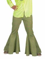 Groene hippie broek man - thumbnail