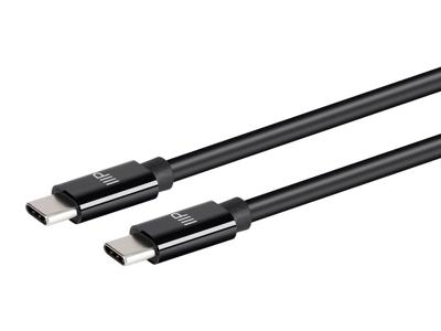 Monoprice Opladen en synchroniseren USB 2.0 Type-C naar Type-C kabel - 10 voet - zwart, TPE-jack, tot 3A/60W, tot 480 Mbps - Select Series