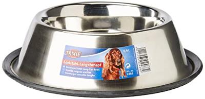 TRIXIE VOERBAK LANGOOR RVS 25X25 CM 900 ML 4 ST - thumbnail