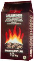 Schmitz barbecue briketten "grillbrikkis grill briquettes 10 kg - thumbnail