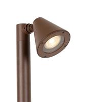 QAZQA Modern buiten paaltje roestbruin 100 cm IP44 verstelbaar - - thumbnail