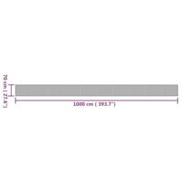 Vloerkleed rechthoekig 70x1000 cm bamboe naturel - thumbnail