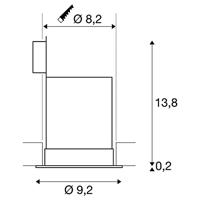 SLV 161291 LED-inbouwlamp 16 W Wit - thumbnail
