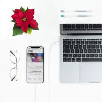 NANOCABLE 10.10.0600 Lightning op USB-C, wit, 50 cm - thumbnail