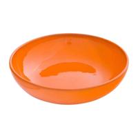 Schaal Selena - oranje - 22 cm - thumbnail