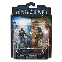 Warcraft Mini Figures - Lothar vs Horde Warrior - thumbnail